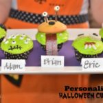 Personalized Halloween Cupcakes 