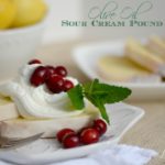 Olive Oil Sour Cream Pound Cake {Recipe}