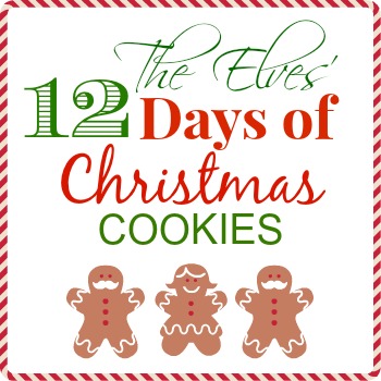 Elf 12 Days of Christmas Cookies Button