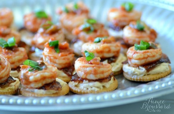 Spicy Creole Shrimp Crackers with New Orleans Style Pig Candy • Aimee's ...