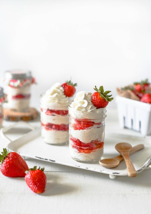 Strawberry Cheesecake Trifle • Aimee's Pretty Palate