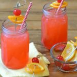 Tropical Punch Fruit Juice Slushies