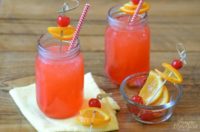 Tropical Punch Fruit Juice Slushies