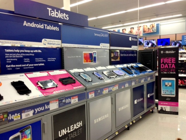T-Mobile Tablet Display