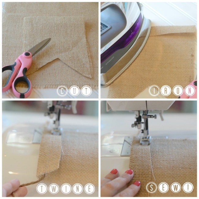 How to Make a Burlap Bunting
