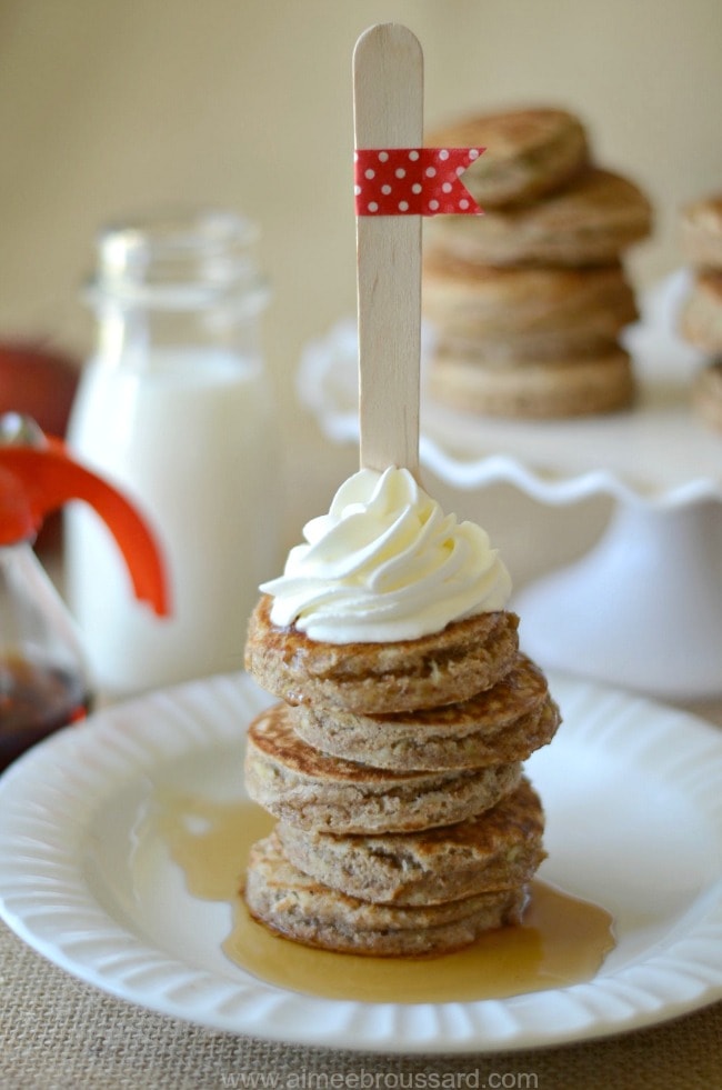 Apple Cinnamon Mini Pancakes