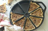 Cast Iron Chocolate Pecan Wedge Pie
