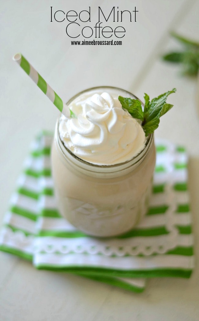 St. Patrick’s Day Iced Mint Coffee