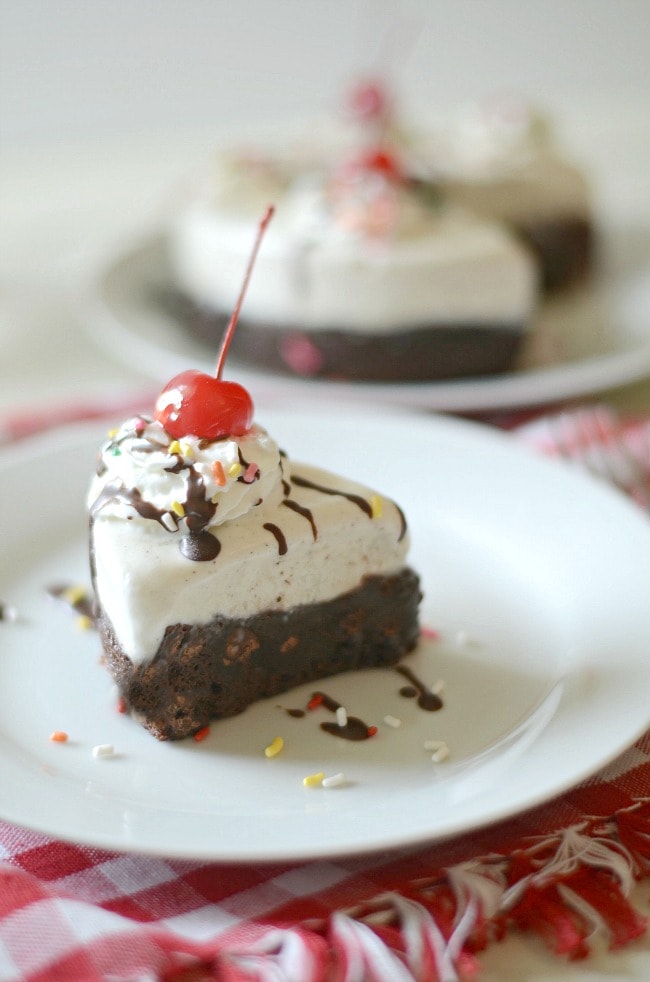 Brownie Ice Cream Sundae Pie/ Aimee Broussard's 52 Pies Project