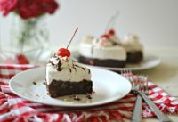 Brownie Ice Cream Sundae Pie by Aimee Broussard/ 52 Pies Project