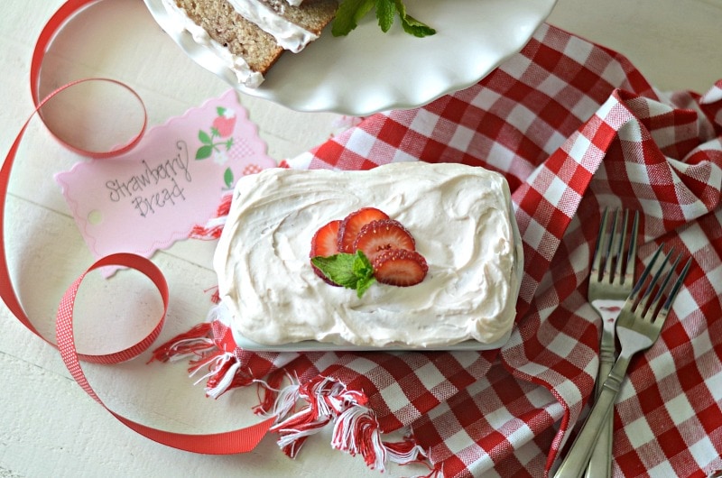 Quick & Easy Frosted Strawberry Bread