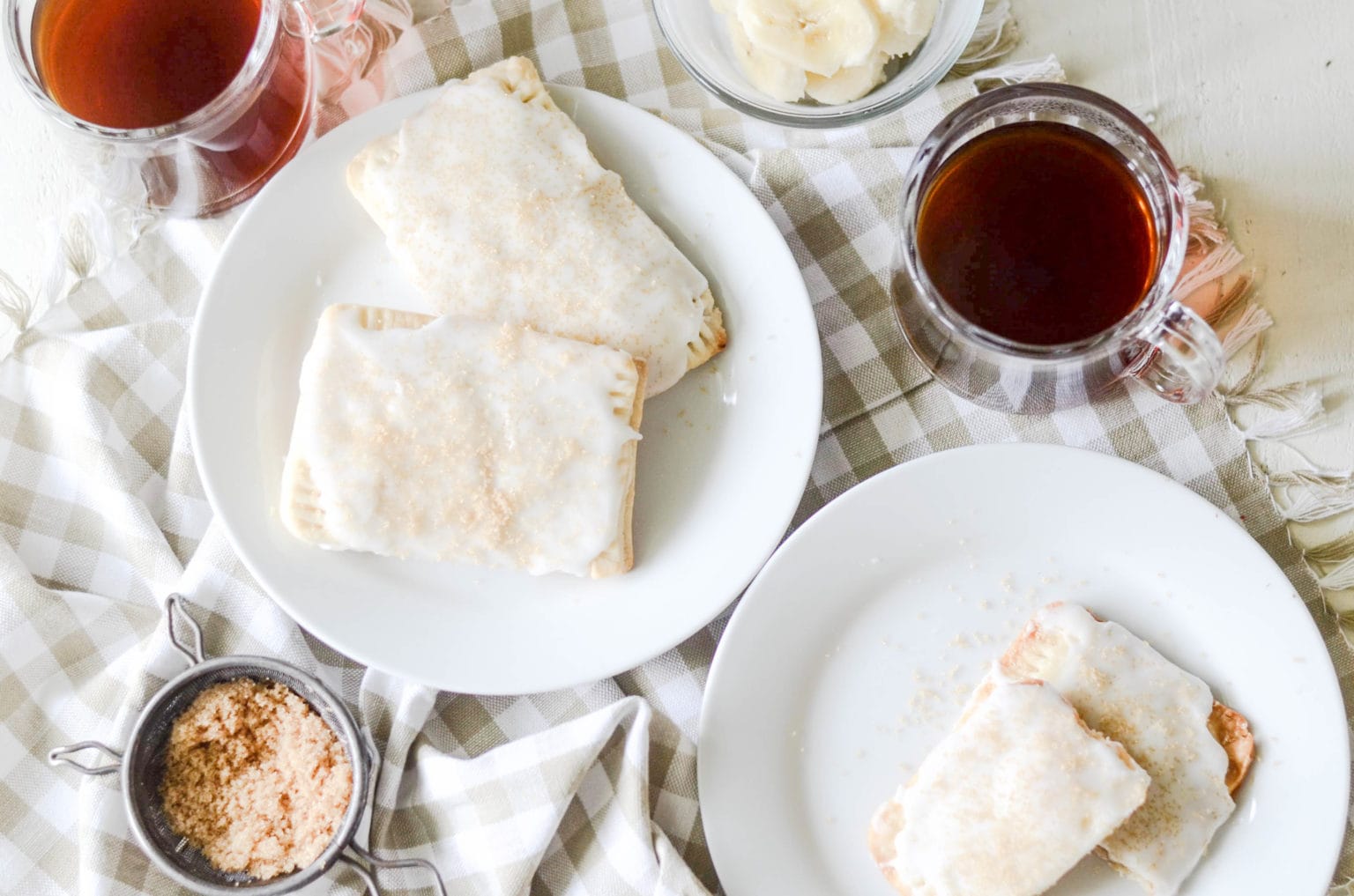 Bananas Foster Pop Tarts