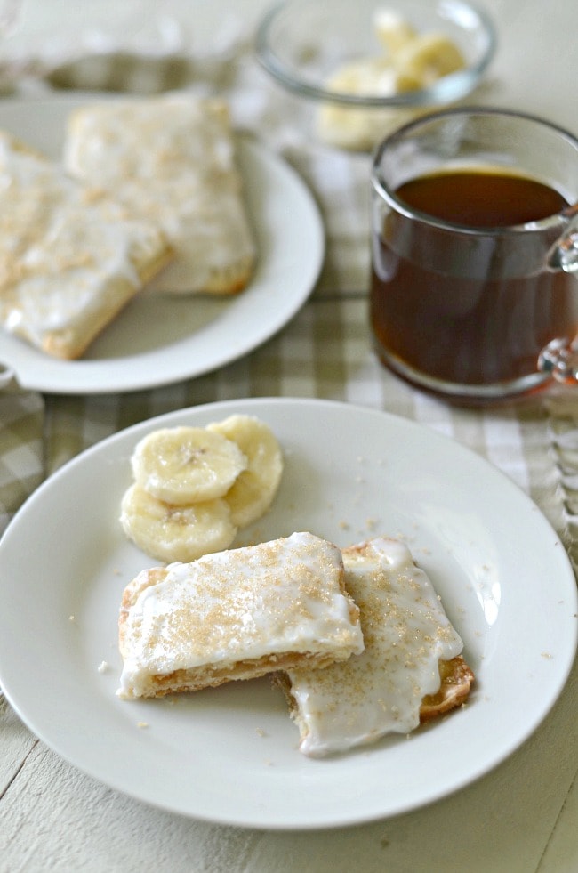 Bananas Foster Pop Tarts
