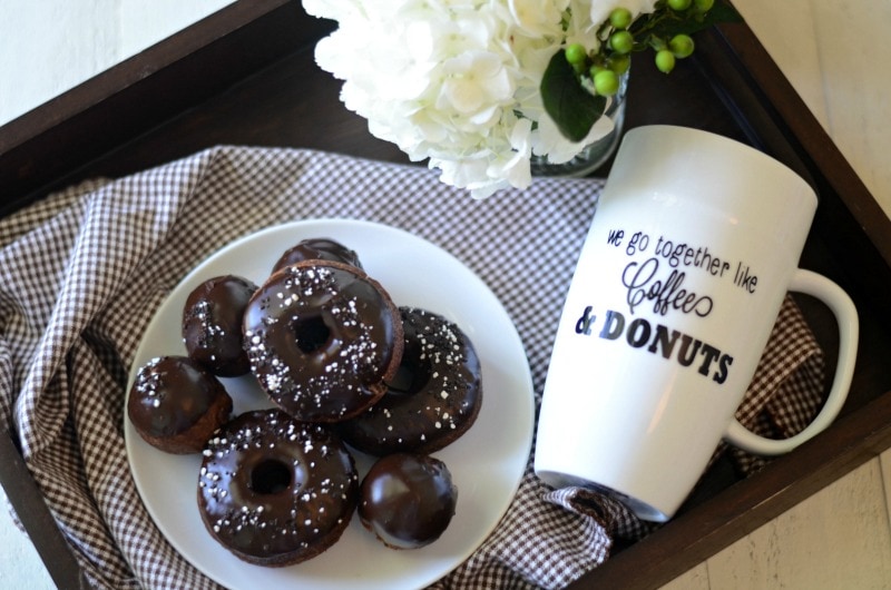 Homemade Chocolate Glazed Donuts 