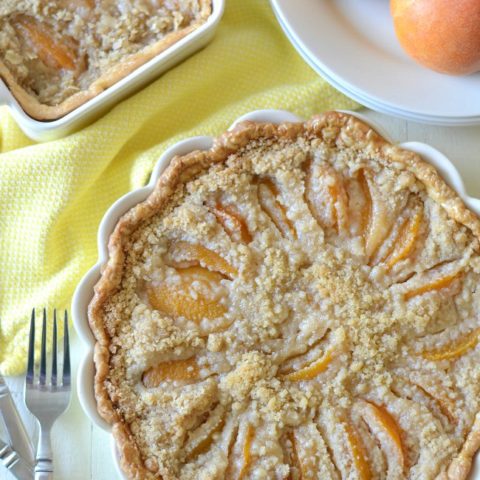 Old Fashioned Peach Crisp Pie/ Aimee Broussard's 52 Pies Project