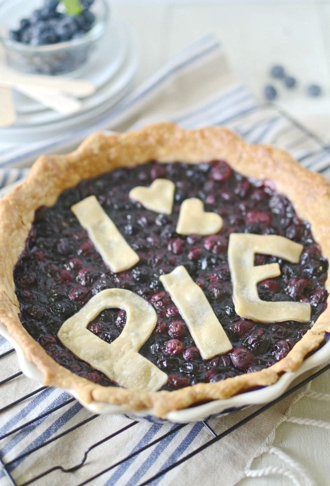 Old Fashioned Blueberry Pie/ Aimee Broussard's 52 Pies Project 