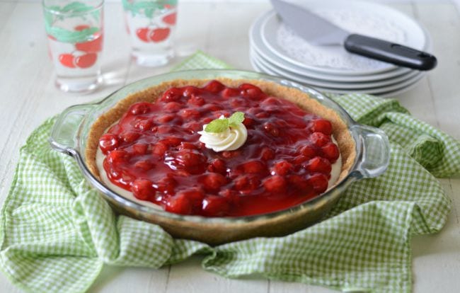 Cherry Cheesecake Pie by Aimee Broussard/ 52 Pies Project 