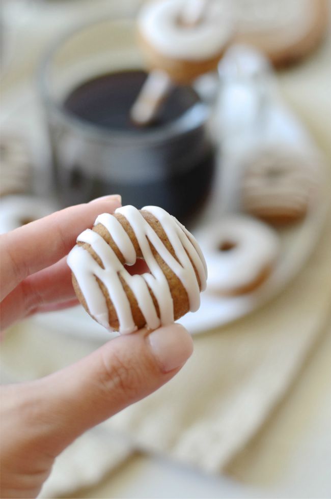 Pumpkin Pie Spice Mini Donuts by Aimee Broussard for International Delight