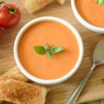 Homemade Crock Pot Tomato Basil Soup
