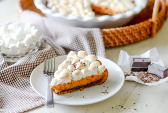 Sweet Potato Pie with Marshmallow