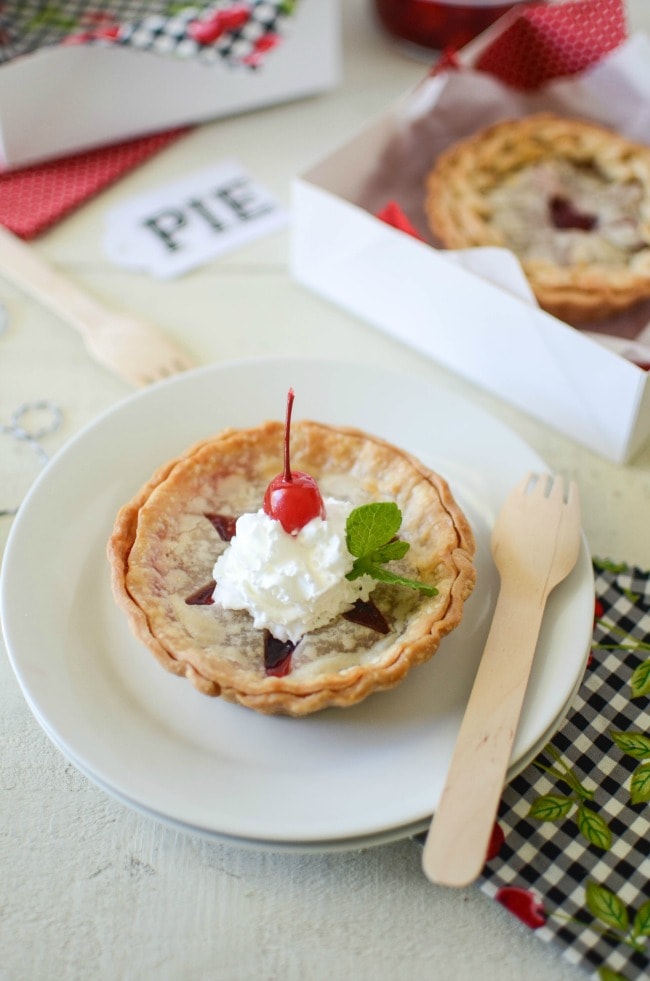 Mini Cherry Pie Recipe from Aimee Broussard's 52 Pies Project 