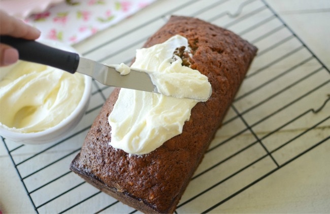 Banana Bread with Cream Cheese Frosting