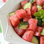 Watermelon Mojito Salad- #CookOutWeek
