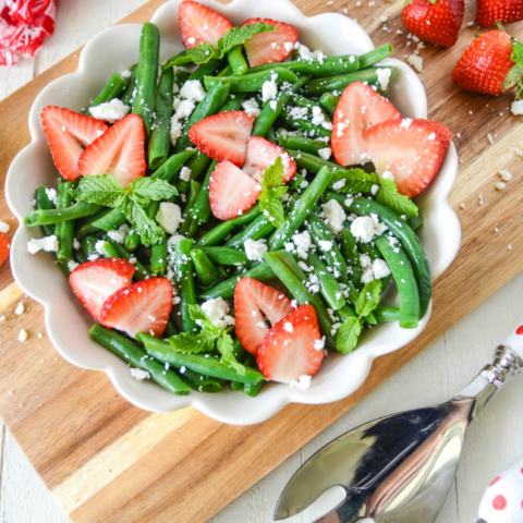 Summer Strawberry & Green Bean Salad