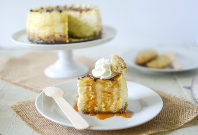 Instant Pot Salted Caramel Cheesecake 