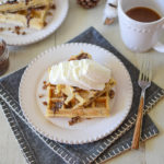 Easy Pecan Waffles with Nutella
