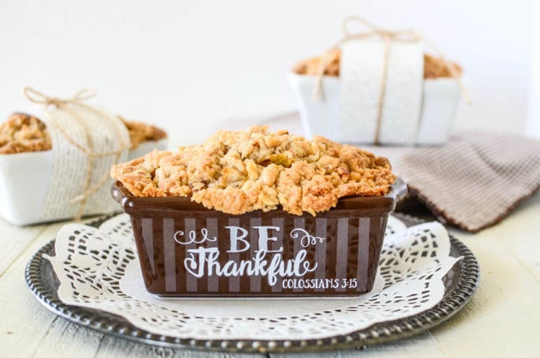 Walnut Streusel Pumpkin Bread