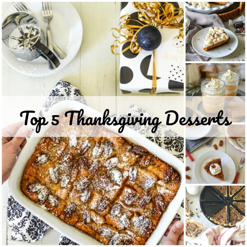 Top 5 Thanksgiving Desserts 