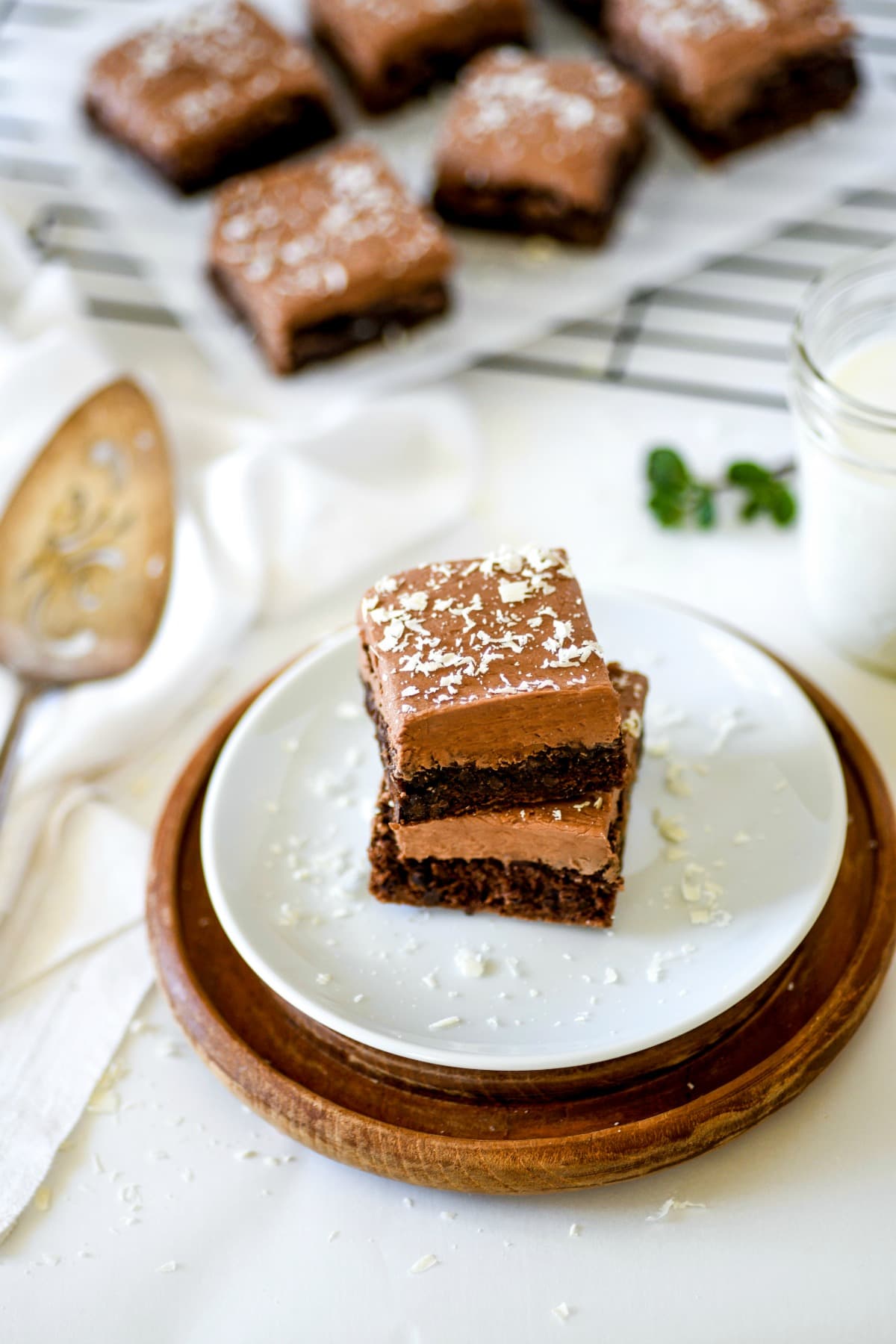 Homemade Frosted Brownie Recipe
