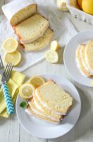 Homemade Iced Lemon Loaf Recipe