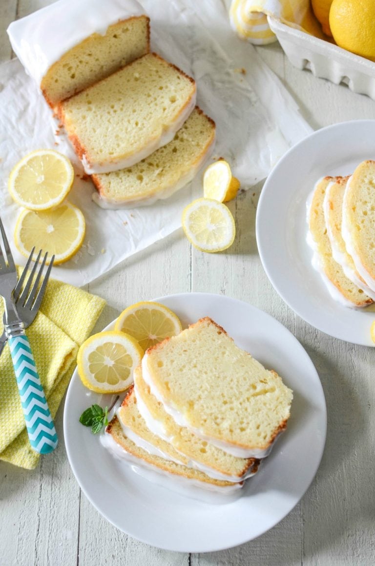 Homemade Iced Lemon Loaf Recipe