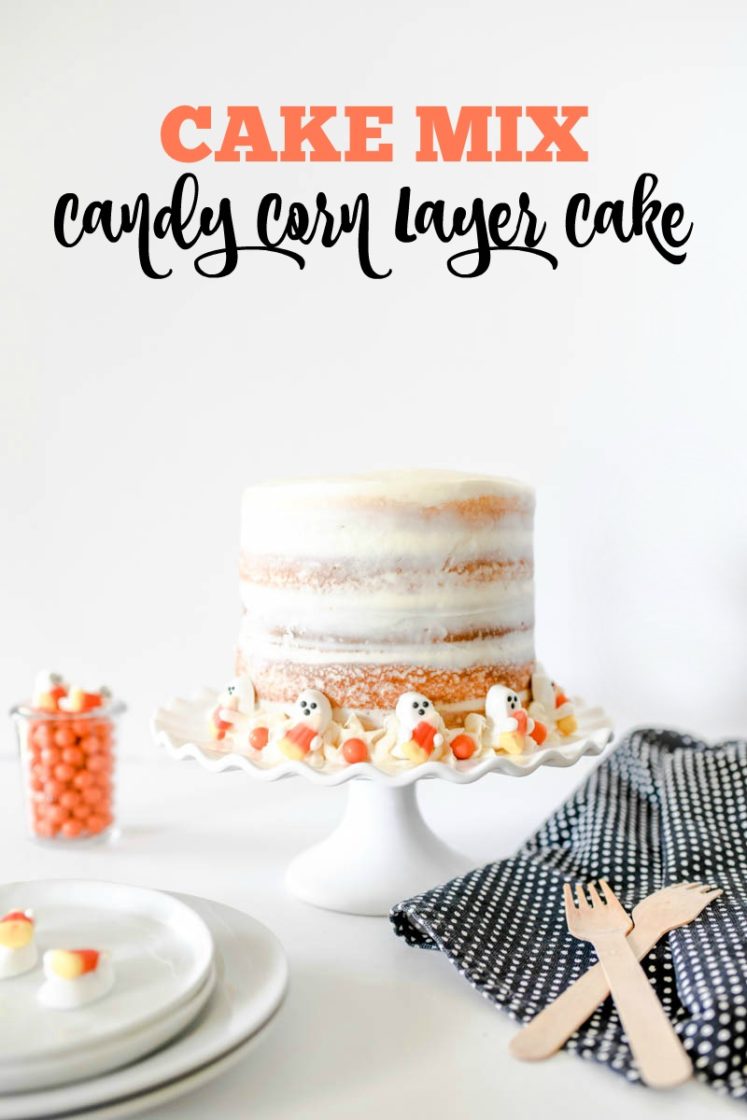 Cake Mix Candy Corn Cake 