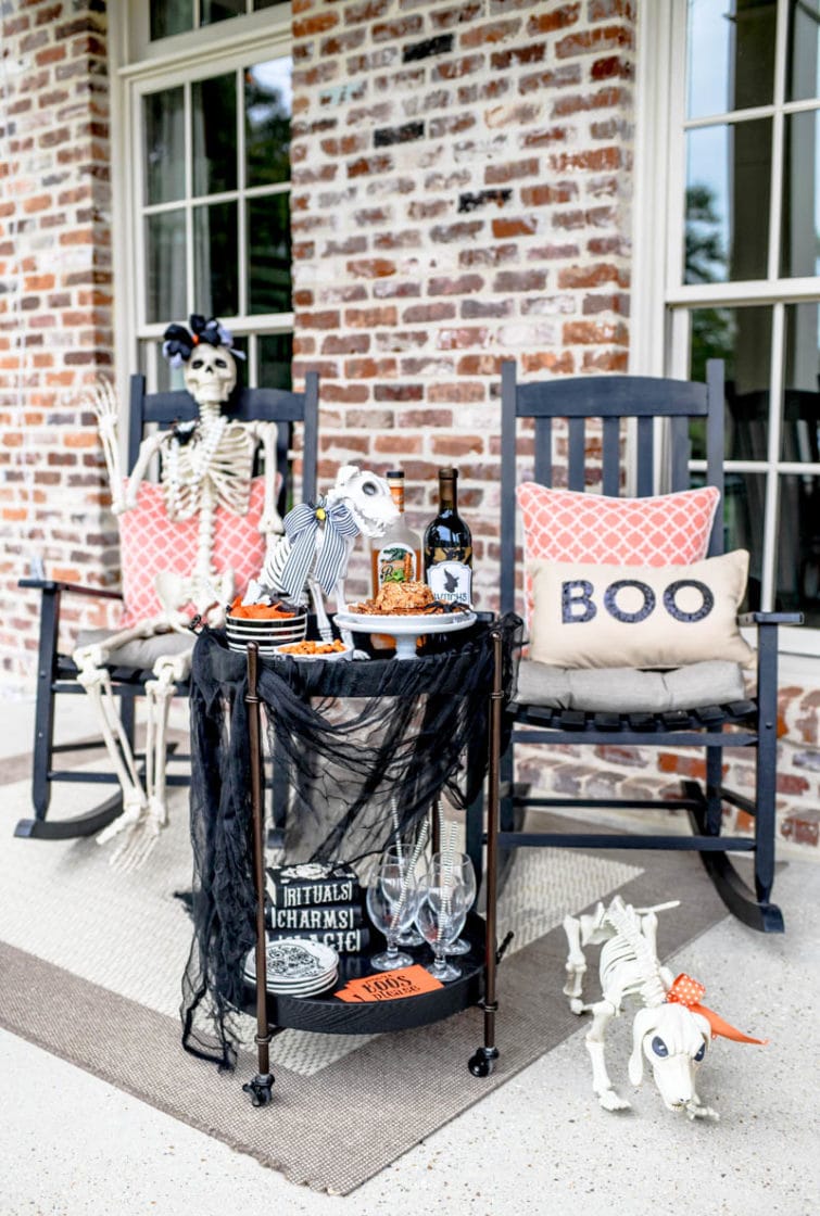 Halloween Bar Cart 