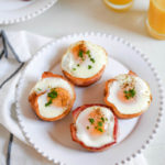 Bacon, Egg & Cheese Toast Cups