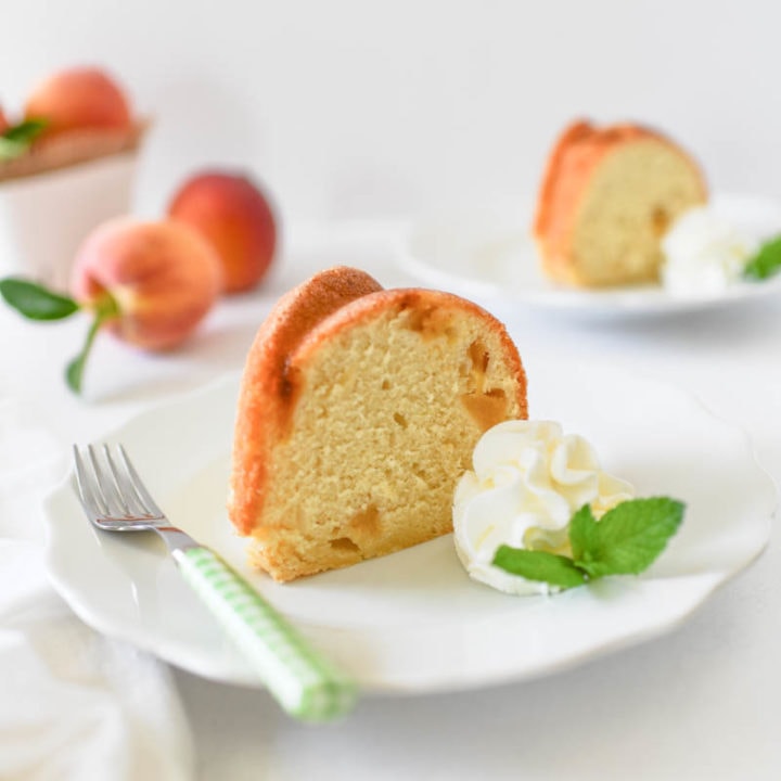 Sweet Peach Pound Cake