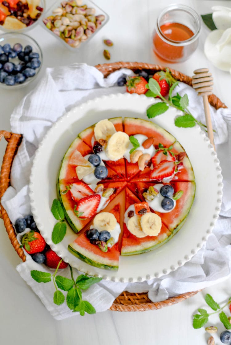 Grilled Watermelon Pizza 