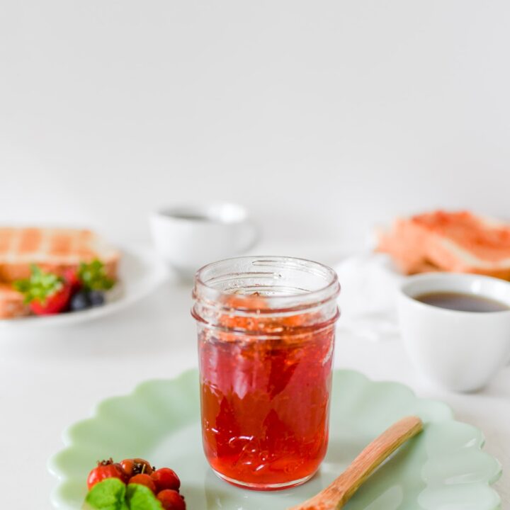 Homemade Mayhaw Jelly