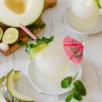 Summer Melon Frozen Agua Fresca Mocktail