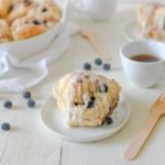 Streusel Topped Blueberry Cinnamon Rolls