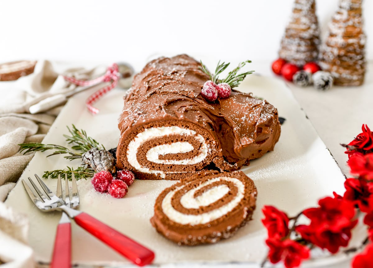 Yule Log Cake (Buche de Noel recipe)